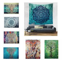 Bohemian Mandala Tapestry Wall Hanging Hippie Bedspread Home Decor Throw 59X51''   263396453503